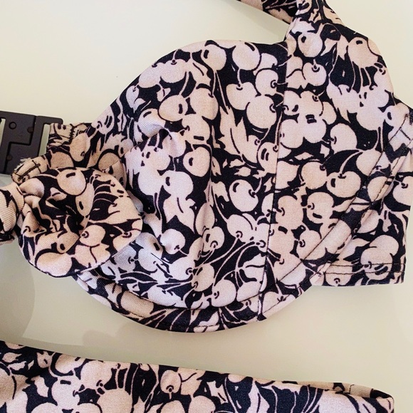 Zimmerman 50’s Prima Brown Cherry Halter Bikini 0A - Picture 5 of 12